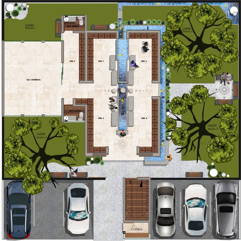 Planta baja como area privada Ahura Álmica Website